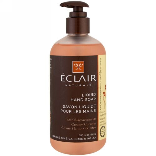 Eclair Naturals, リキッドハンドソープ、クリーミーココナッツ、12液量オンス（355 ml） (Discontinued Item)
