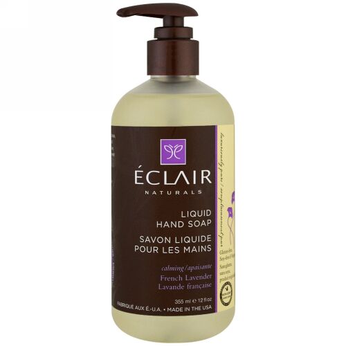 Eclair Naturals, 液体ハンドソープ, フレンチラベンダー, 12液量オンス (355 ml) (Discontinued Item)
