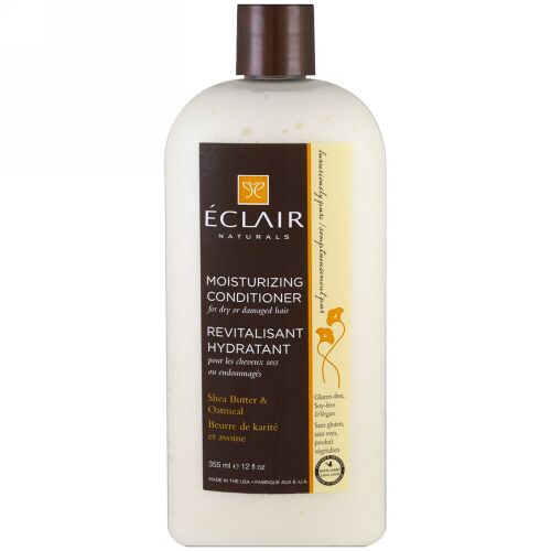 Eclair Naturals, モイスチャライジングコンディショナー、 シアバター & オートミール、 12液量オンス (355 ml) (Discontinued Item)