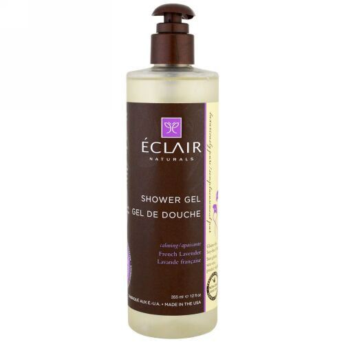 Eclair Naturals, シャワージェル、リラックス、フレンチラベンダー、12 fl oz (355 ml) (Discontinued Item)