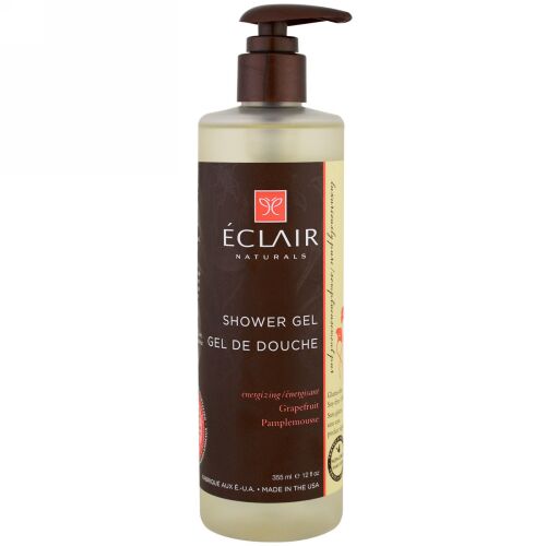 Eclair Naturals, シャワージェル、エネルギーアップ、グレープフルーツ、12 fl oz (355 ml) (Discontinued Item)