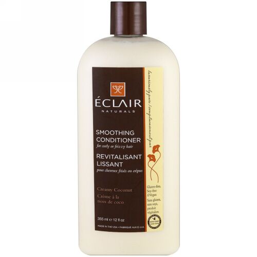Eclair Naturals, スムージングコンディショナー、クリーミーココナッツ、12液量オンス (355 ml) (Discontinued Item)