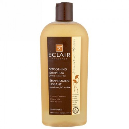 Eclair Naturals, スムージングシャンプー、クリームココナツ、12液量オンス（355 ml） (Discontinued Item)
