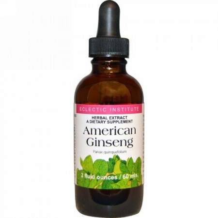 Eclectic Institute, アメリカンジンセン、 2液量オンス (60 ml) (Discontinued Item)