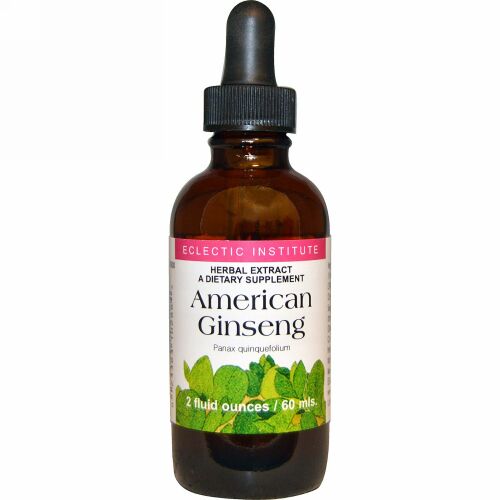 Eclectic Institute, アメリカンジンセン、 2液量オンス (60 ml) (Discontinued Item)