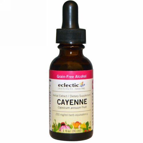 Eclectic Institute, トウガラシの実（カイエンペッパー）, 1液量オンス（30 ml）