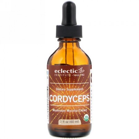 Eclectic Institute, ミセトボタニカル、 冬虫夏草、 2 fl oz (60 ml) (Discontinued Item)