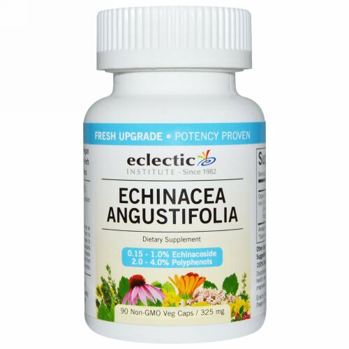 Eclectic Institute, ホソババレンギク、325mg、非遺伝子組み換えベジカプセル90粒