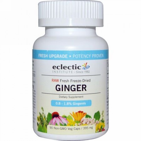 Eclectic Institute, 生姜, 395 mg, 90粒（非GMOベジタリアンカプセル）