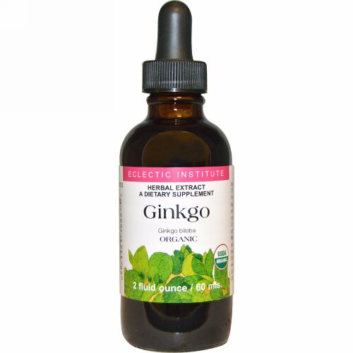 Eclectic Institute, イチョウ, 2 液量オンス (60 ml) (Discontinued Item)