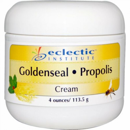 Eclectic Institute, ゴールデンシール - プロポリスクリーム, 4 オンス (113.5 g) (Discontinued Item)