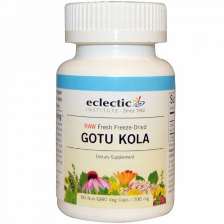 Eclectic Institute, Gotu Kola, 200 mg, 90 Non-GMO Veg Caps