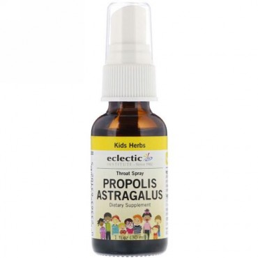 Eclectic Institute, 子供用、 プロポリス アストラガルス、 のどスプレー、 1 液量オンス (30 ml)
