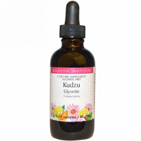 Eclectic Institute, クズ グリセリン、アルコールなし、2 fl oz (60 ml) (Discontinued Item)