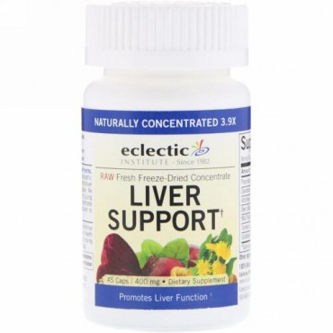 Eclectic Institute, 肝臓サポート、400mg、45カプセル (Discontinued Item)