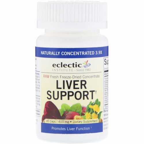 Eclectic Institute, 肝臓サポート、400mg、45カプセル (Discontinued Item)