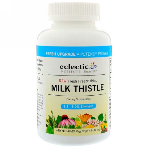 Eclectic Institute, オオアザミ, 600 mg, 240粒（非GMOベジタリアンカプセル）