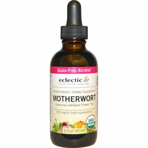 Eclectic Institute, Motherwort, 2 fl oz (60 ml)