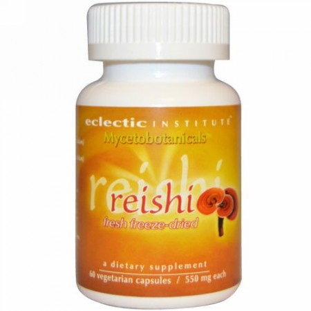 Eclectic Institute, マイセトボタニカル、レイシ、フレッシュフリーズドライ、550 mg、60ベジカプセル (Discontinued Item)