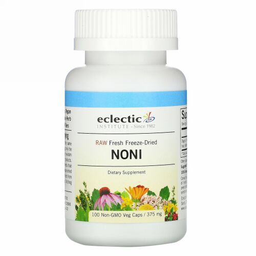 Eclectic Institute, Noni, 375 mg, 100 Non-GMO Veg Caps