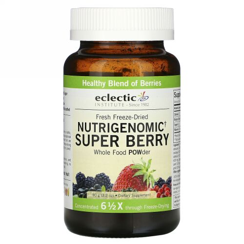 Eclectic Institute, Nutrigenomic（ニュートリゲノミック）ベリーパウダー、3.17 オンス (90 g)