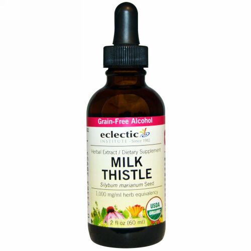 Eclectic Institute, オーガニックオオアザミ, 2液量オンス（60 ml）
