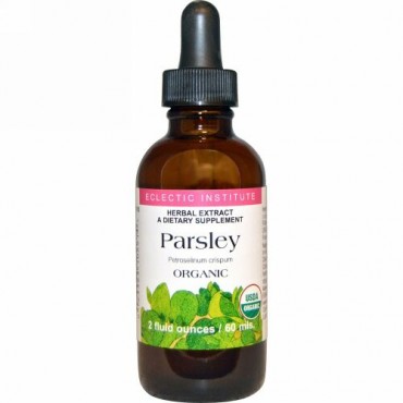 Eclectic Institute, オーガニック パセリ、 2 fl oz (60 ml) (Discontinued Item)