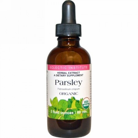 Eclectic Institute, オーガニック パセリ、 2 fl oz (60 ml) (Discontinued Item)