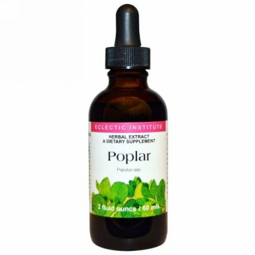 Eclectic Institute, ポプラ、 2 fl oz (60 ml) (Discontinued Item)