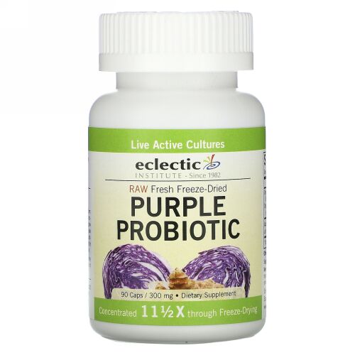 Eclectic Institute, 紫のプロバイオティック, 300 mg, 90カプセル