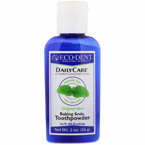 Eco-Dent, 毎日のケアに、重曹の歯磨剤、オリジナルミント、56g（2oz）