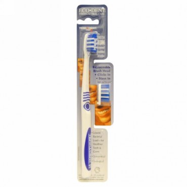 Eco-Dent, Terradent Med5, Adult 31 Medium, 1歯ブラシ, 1スペアブラシヘッド