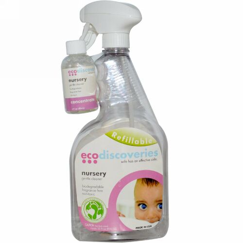 EcoDiscoveries, ナースリージェントルクリーナー、 2  fl oz (60 ml) 濃縮  1 スプレーボトル (Discontinued Item)
