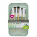 EcoTools, 日々のアイメイクブラシセット、5ピースセット & 収納トレイ