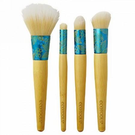 EcoTools, 4つ入り、ビューティフルコンプレクションセット、ブラシ4本 (Discontinued Item)