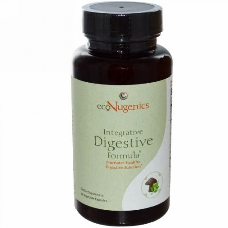 Econugenics, Integrative Digestive Formula、ベジキャップ 60錠 (Discontinued Item)