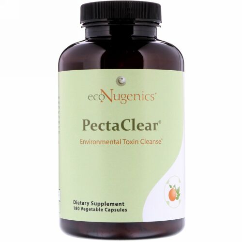 Econugenics, PectaClear、環境有害物質クレンズ、180野菜カプセル