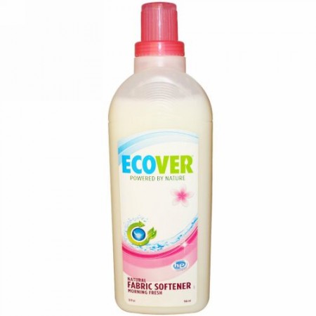 Ecover, ナチュラルファブリックソフトナー(自然な衣料用柔軟剤)　モーニングフレッシュ　32 fl oz (946 ml) (Discontinued Item)