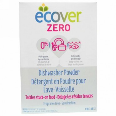 Ecover, 添加物ゼロ食器洗いクレンザー, 無香料, 48オンス（1.36 kg） (Discontinued Item)