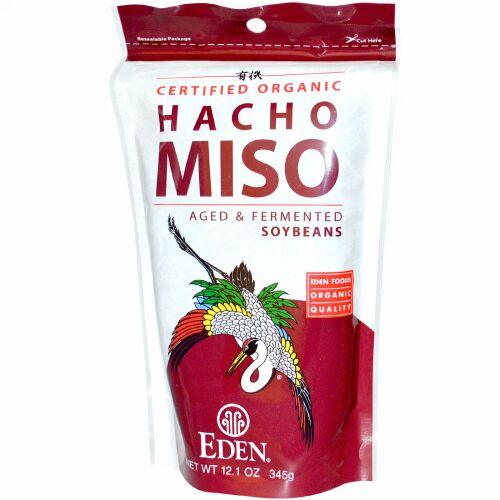 Eden Foods, 認証オーガニック 八丁味噌、12.1 オンス (345 g) (Discontinued Item)