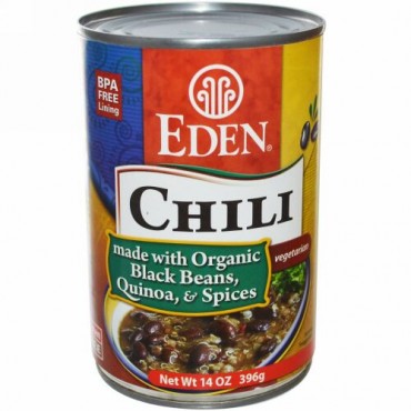 Eden Foods, チリ、ベジタリアンに適応、14 オンス (396 g) (Discontinued Item)