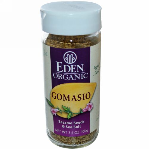 Eden Foods, オーガニック、 ごま塩、 セサミシード& シーソルト、 3.5 oz (100 g) (Discontinued Item)