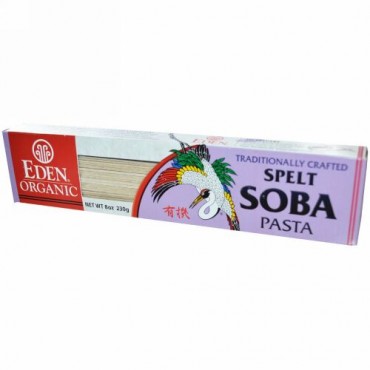 Eden Foods, オーガニック, スペルト小麦 そば, 8 オンス (230 g) (Discontinued Item)