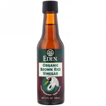 Eden Foods, オーガニック 玄米酢、 5 fl oz (148 ml) (Discontinued Item)