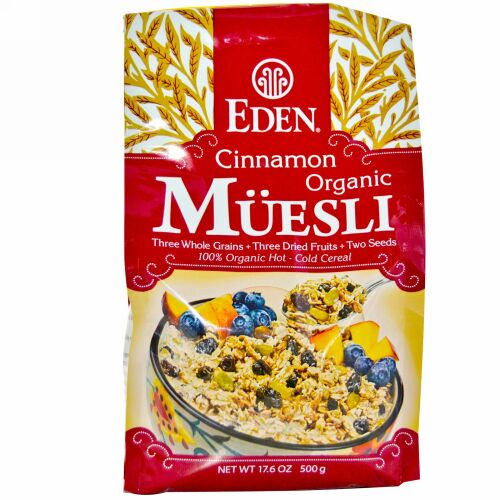 Eden Foods, オーガニックミューズリー, シナモン, 17.6オンス (500 g) (Discontinued Item)