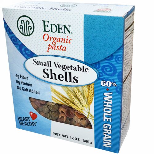 Eden Foods, オーガニック 野菜シェル（パスタ）, 12 オンス (340 g) (Discontinued Item)