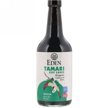Eden Foods, オーガニック たまり醤油 , 20 液量オンス (592 ml)