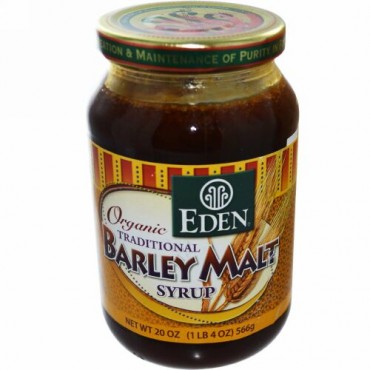 Eden Foods, オーガニックトラディッショナル麦芽シロップ、 20オンス (566 g)