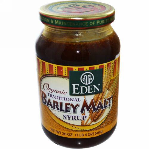 Eden Foods, オーガニックトラディッショナル麦芽シロップ、 20オンス (566 g)