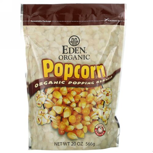 Eden Foods, ポップコーン　オーガニックポッピングカーネル　20 oz (566 g)